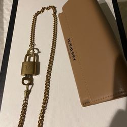 Original LV Lock With Necklace