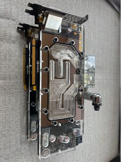 PNY Nvidia GTX 1080 SLI water cooled with accessories