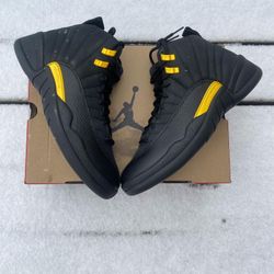 Air Jordan 12s Black Taxi 