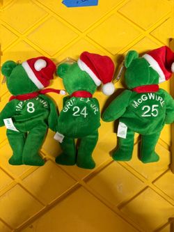 1998 MLB Christmas Bamm Beano Bears – Set of 3