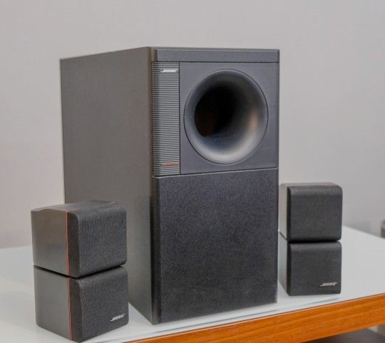 Bose Acustamass Speakers and Subwoofer. No Wires Included.