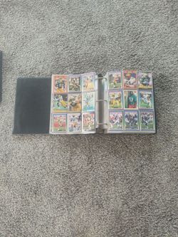 NFL Football Trading Cards Binder Collection
