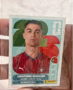 Panini FIFA Cristiano Ronaldo Sticker Card
