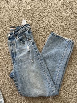 Levi’s Ribcage Straight Ankle Size 24