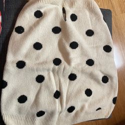 NEW GAP dog Sweater Polka Dot 25-40 Pounds Small Medium 