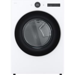 LG DLEX5500W - 7.4 Cu. Ft. Ultra Large Capacity Smart Front Load Electric Dryer with Sensor Dry & Steam, White