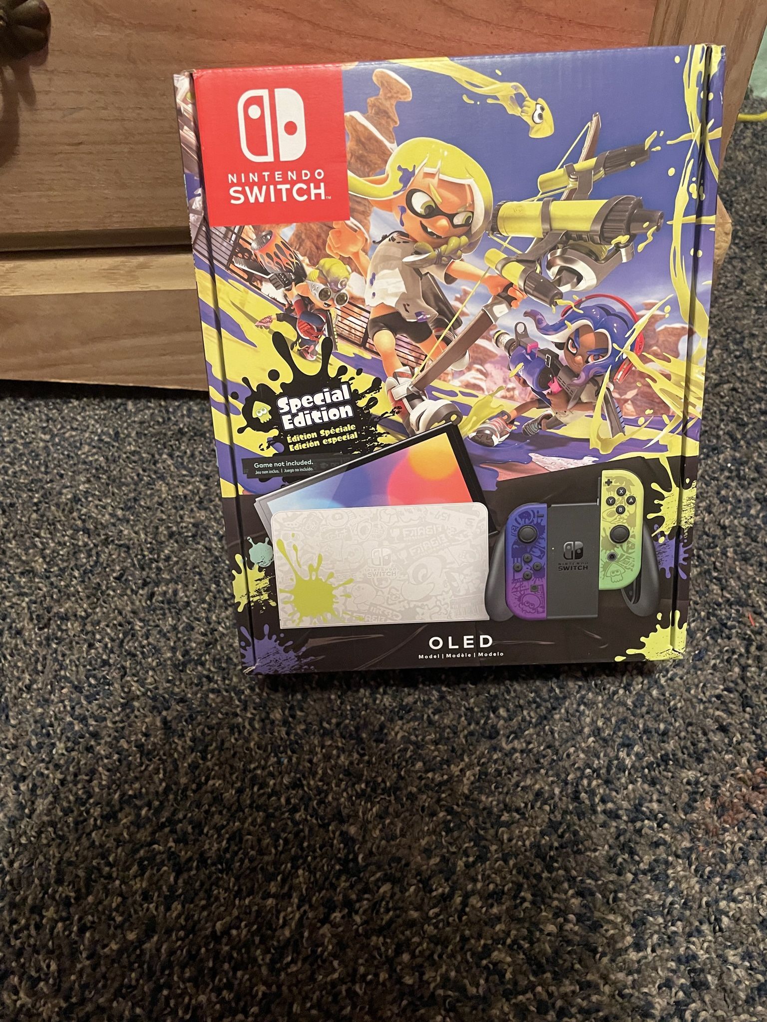 Nintendo Switch OLED Splatoon Limited Edition New