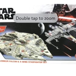 Star Wars 3D Model Puzzle Millenium Falcon & X Wing