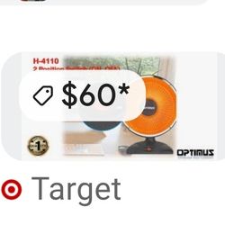 Can Deliver Optimus 9-inch electric dish heater, Space Heater