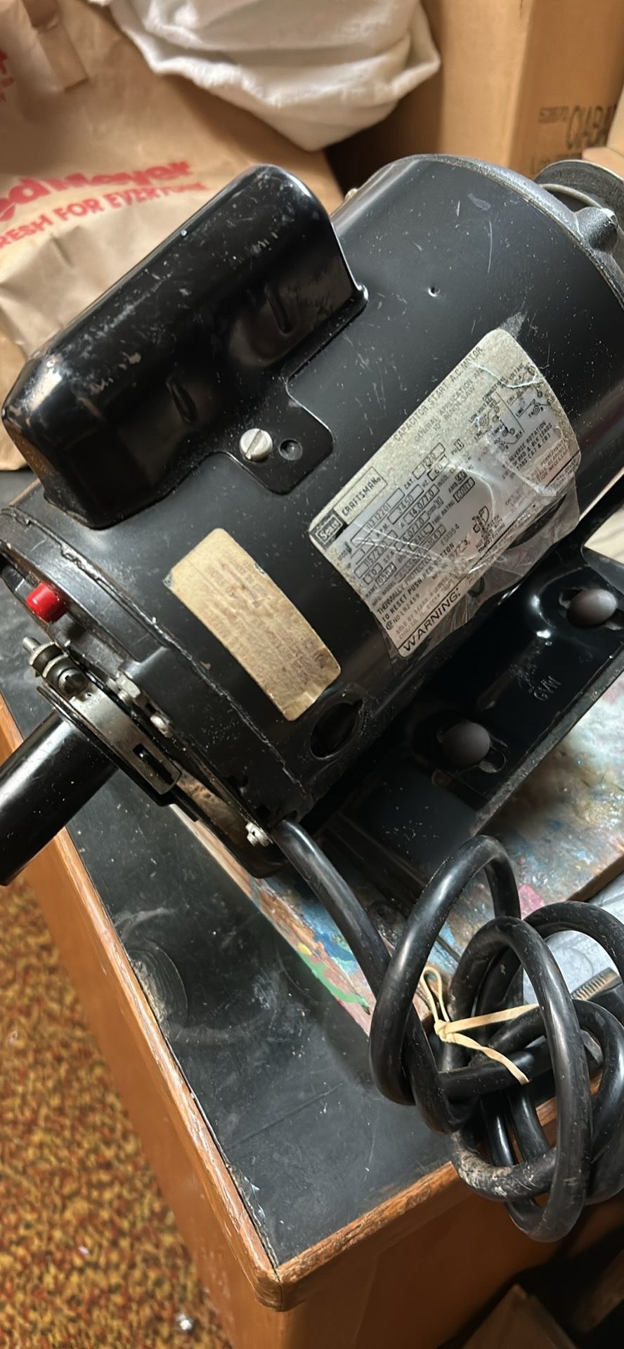 Craftsman’s A.C 1hp Capacitor Starter Motor