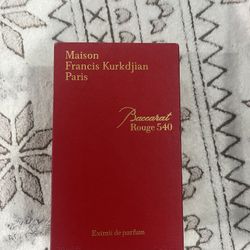 Maison Francis Paris Baccarat Rouge 540