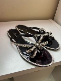 Black Flip Flops