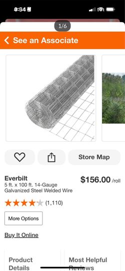 5x100 WIRE FENCE ROLL NEW