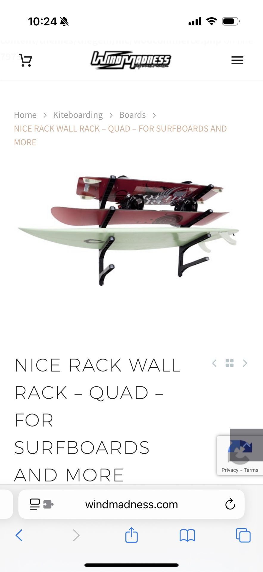 Nice Rack Brand Wall Mount Four Surfboard Rack