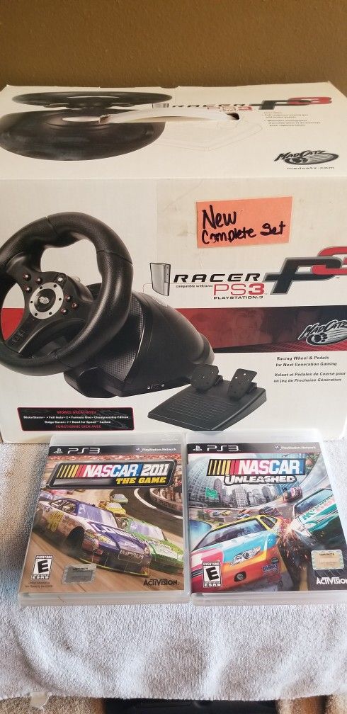Race P3 Steering Wheel Bundle PS3