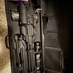 Gatling smoke thrower party gun