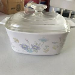 Vintage Corningware Dish And Lid