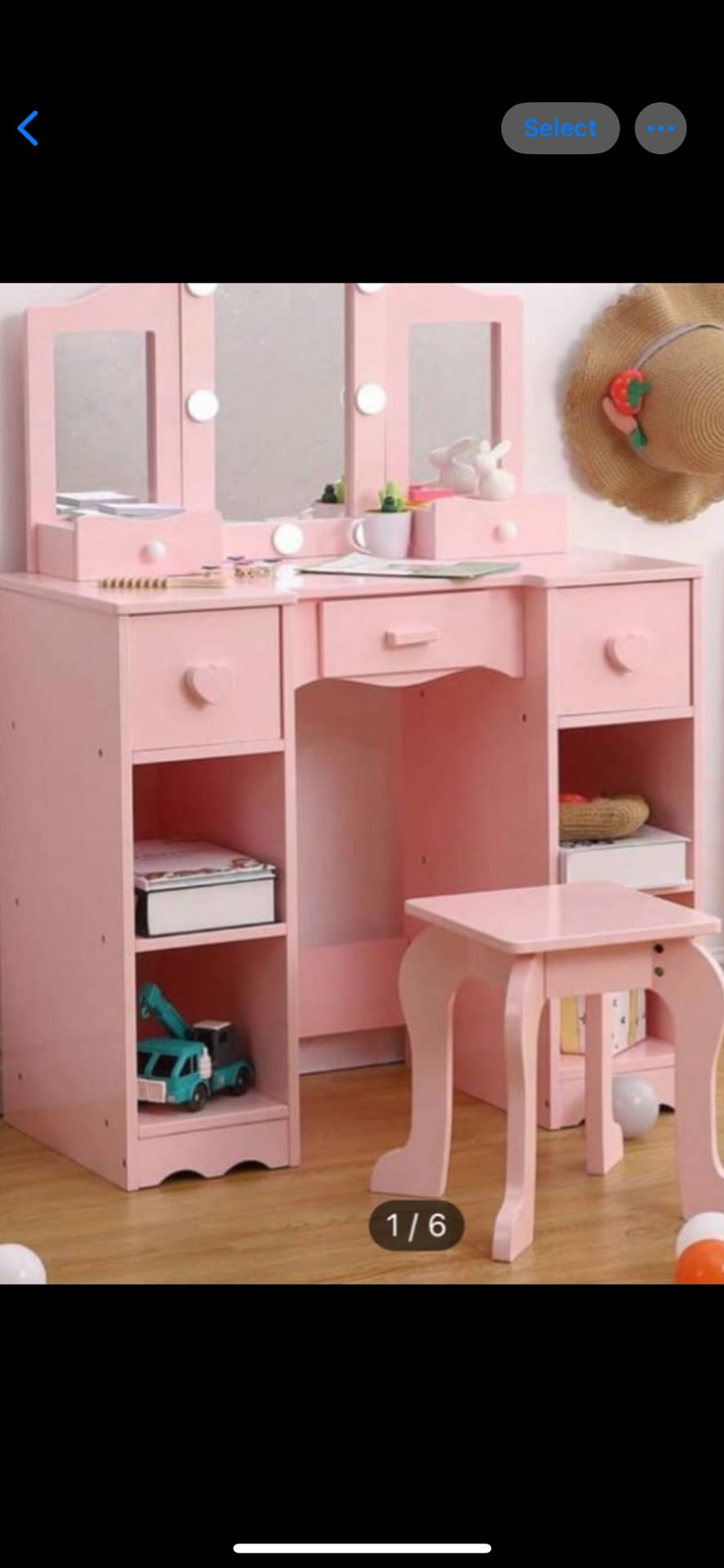 New Pink Vanity