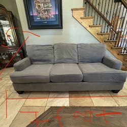 Gray Couch. Free Delivery 