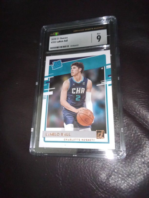CSG 9 MINT 2020-21 Donruss LaMelo Ball Rated Rookie Card