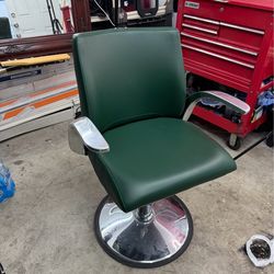 Green Barber/salon chair