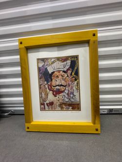 Chef Art in Awesome Frame