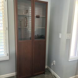 Bookcase With Glass Panels