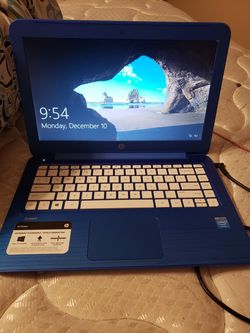 Blue Hp Stream Notebook PC 13