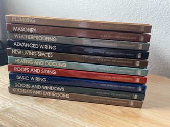 Time Life Home Repair and Improvement Book Set