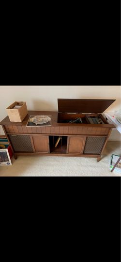 Antique record player