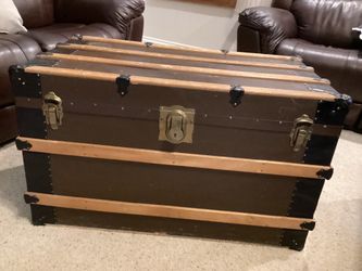 Vintage travel trunk