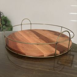 Large Round Vanity Organizer In Excellent Condition 