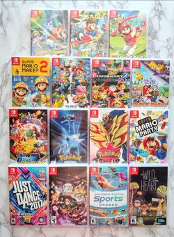 Nintendo Switch Games Mario, Pokemon and more READ DESCRIPTION