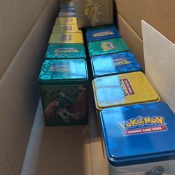 Empty Pokémon Cans 40+