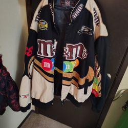 Vintage Jh Racing Coat M&M Nascar 