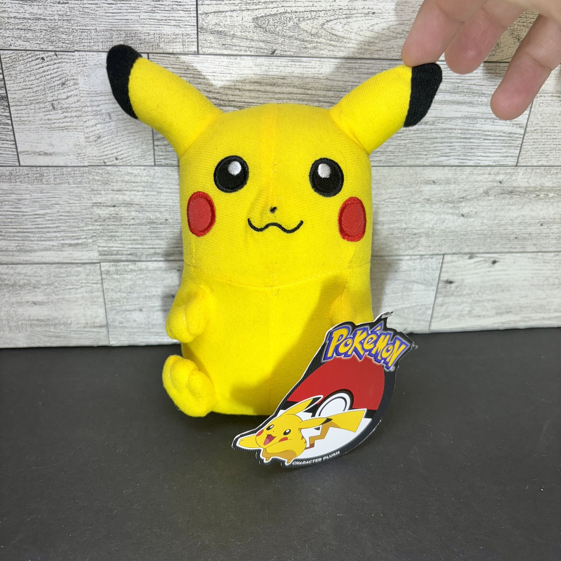 Pokemon Pikachu Plush 7" Toy Factory Stuffed Animal Plushie Yellow 2019 NWT