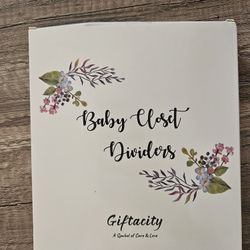 Brand New Baby Closet Dividers In Package