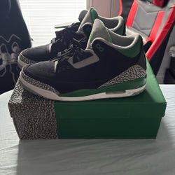 Jordan 3 Pine Green Size 10.5 m