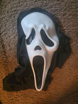 White Ghost Face SCREAM Movie Halloween mask
