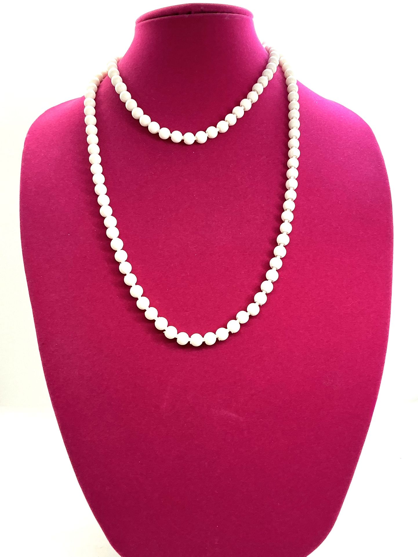 Vintage Pop Bead Necklace 2213