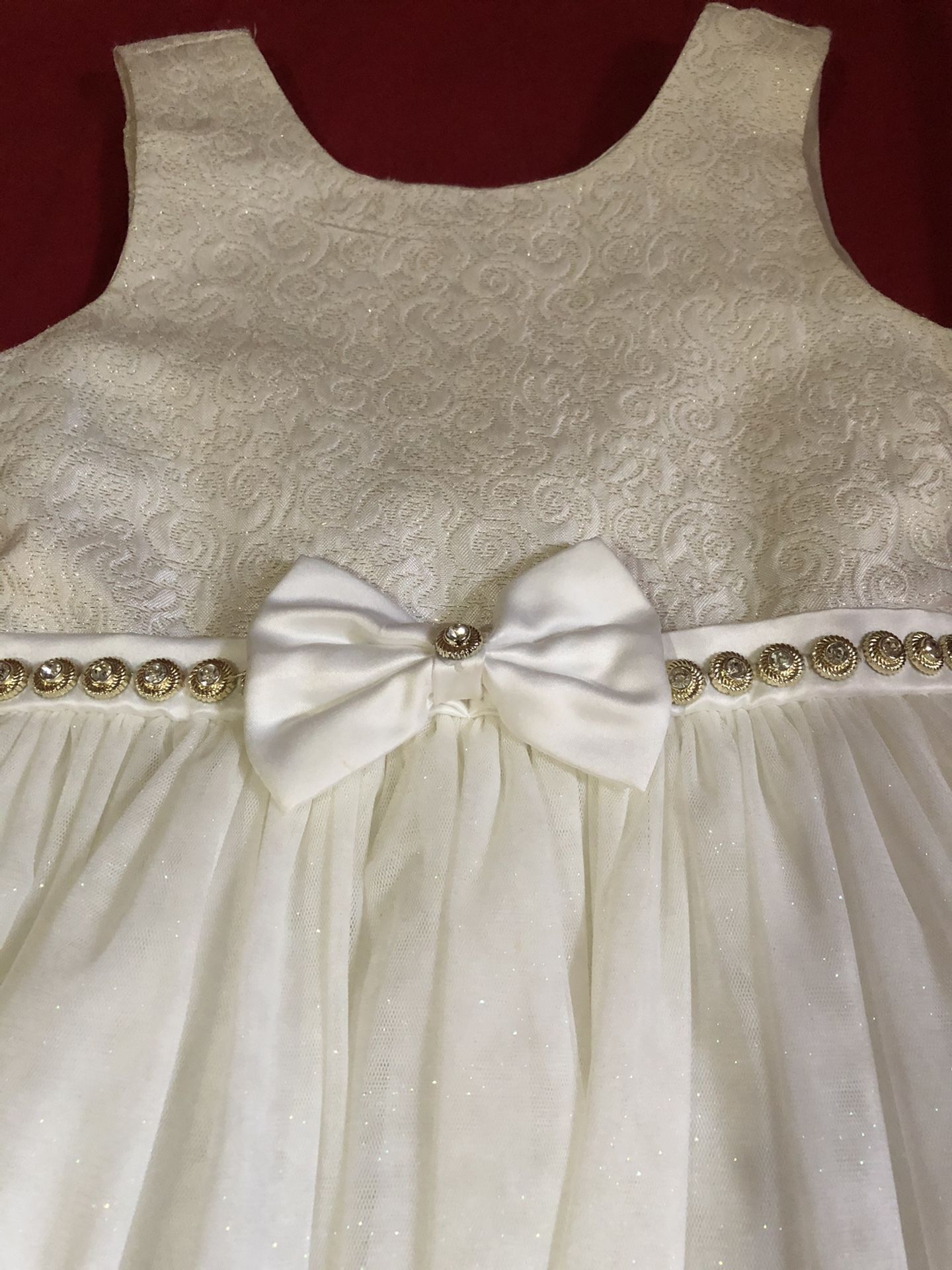 Cream Church/Baptism Dress