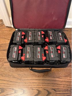 10 Milwaukee M18 Batteries 5.AH