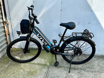 Vivi Electric Bike 26" City Commuter Electric Bike 48V 500W