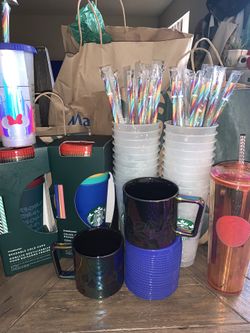 Starbucks cups