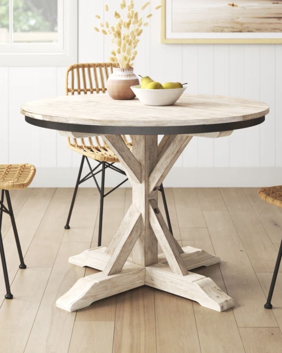 Brand New Round Dining Table + 2 Chairs