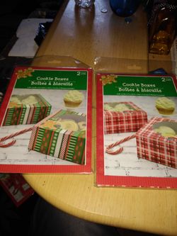Cookie boxes and treat bags