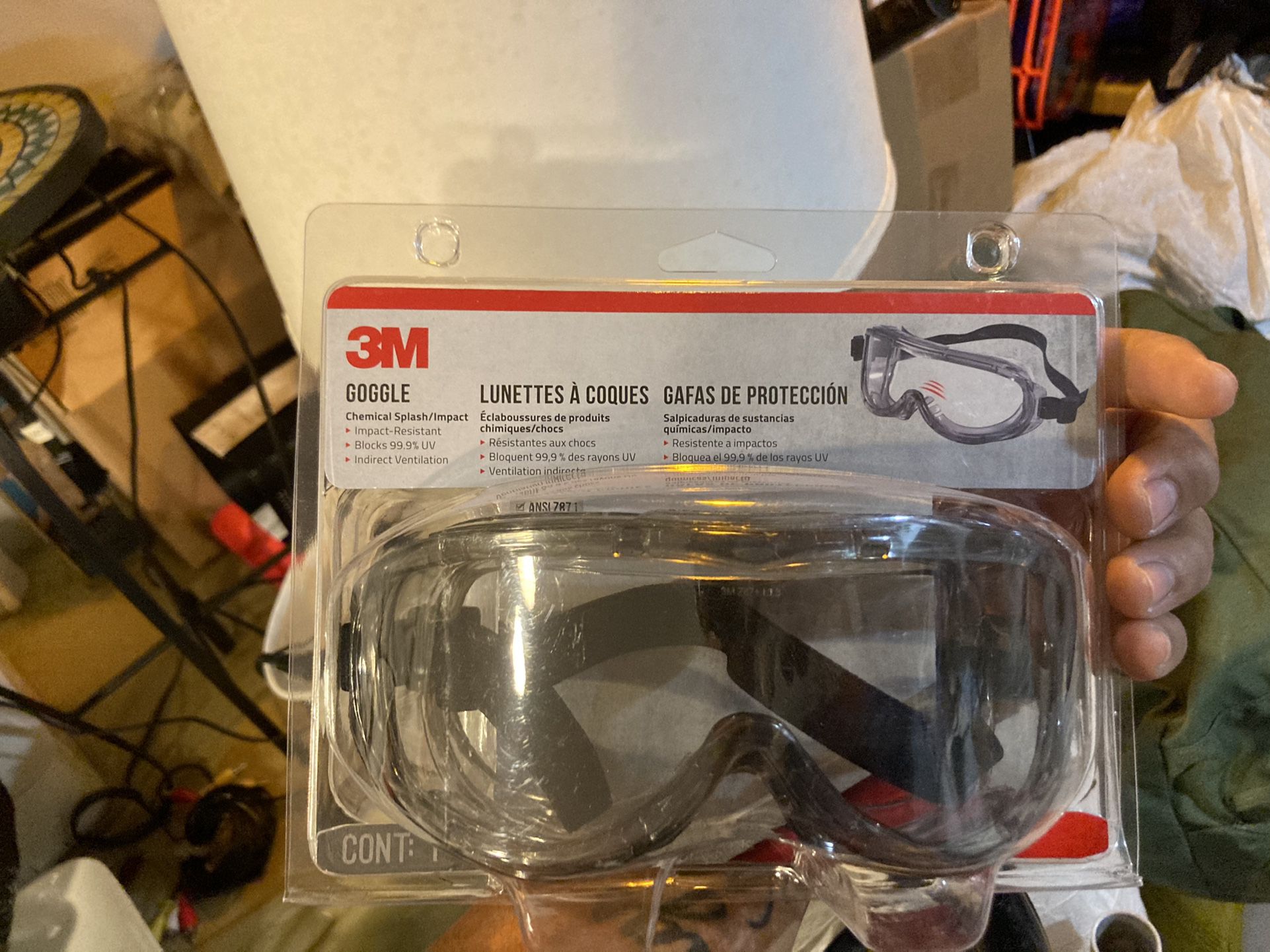 3M Safety Goggles $5