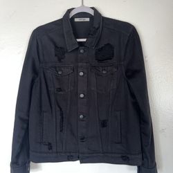 Black Distressed Demon Jacket 