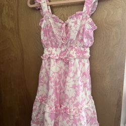 Pink Flower Dress