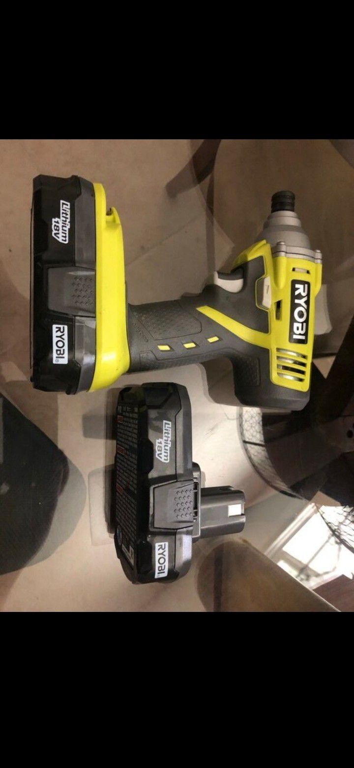 Ryobi impact drill with battery and charger brand new $40 O.B.O
